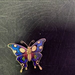 Colorful Butterfly Brooch